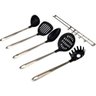 Conjunto De Utensílios Cozinha 5 Peças + Suporte Kitchen Fun - 1