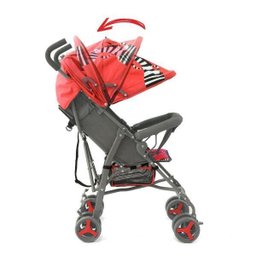 Carrinho Bebê Guarda Chuva 6-36 Meses 15Kg Zebra Star Baby - 3