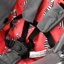 Carrinho Bebê Guarda Chuva 6-36 Meses 15Kg Zebra Star Baby - 5
