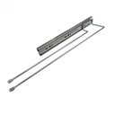 Ver imagem 1 de Porta Pano Duplo Cromado com Corrediça 42 Cm Jomer