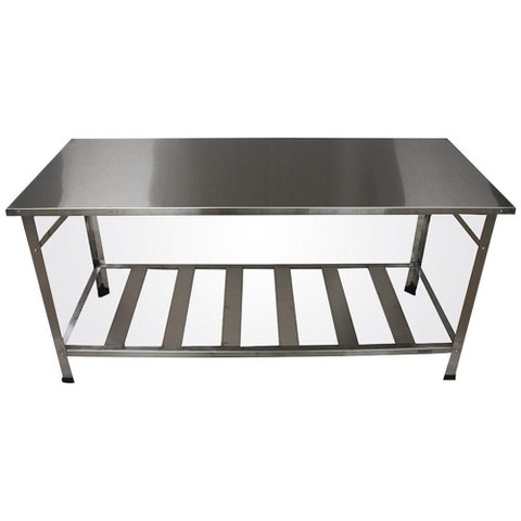 Mesa de Manipulação Inox Metal Brey 190 Cm Mt-190 I
