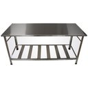 Ver imagem 1 de Mesa de Manipulação Inox Metal Brey 190 Cm Mt-190 I