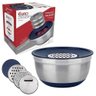 Conjunto German Bowl Inox Com Ralador - Euro Design - 1