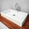 Kit 2 Cubas De Apoio Banheiro Sobrepor Retangular 56cm Rubi - 3