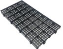 Ver imagem 4 de Kit 16 Pisos Plástico Preto Estrado Pallet Palete 50X25Cm