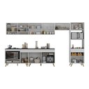 Ver imagem 5 de Cozinha Modulada Completa 357cm 6 Pçs com Balcão para Cooktop Veneza Multimóveis MP2272
