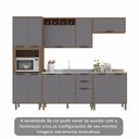 Ver imagem 5 de Cozinha Modulada Completa 5 Peças com Paneleiro Aéreos Balcões sem Tampo Aspen Luciane Móveis