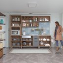 Ver imagem 2 de Cozinha Modulada Completa 5 Peças com Paneleiro Aéreos Balcões sem Tampo Aspen Luciane Móveis