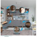 Ver imagem 4 de Cozinha Modulada Completa 5 Peças com Paneleiro Aéreos Balcões sem Tampo Aspen Luciane Móveis