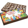 Alfabeto Móvel, Jogo Pedagógico, Letras Em Mdf 150 - crú - 1