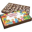 Ver imagem 1 de Alfabeto Móvel, Jogo Pedagógico, Letras em Mdf 150 - Crú