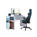 Ver imagem 4 de Mesa para Computador Gamer Escritório Mdp Qmovi: Branco
