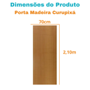Ver imagem 3 de Porta Curupixa 70 com Fechadura e Dobradiça