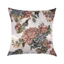 Ver imagem 6 de Kit 4 Capas de Almofadas Composê Floral e Listrado Off White 45cmx45cm