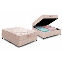 Ver imagem 2 de Cama Box Baú Crc Casal +Colchão D33 Milão Orthoflex 138x188