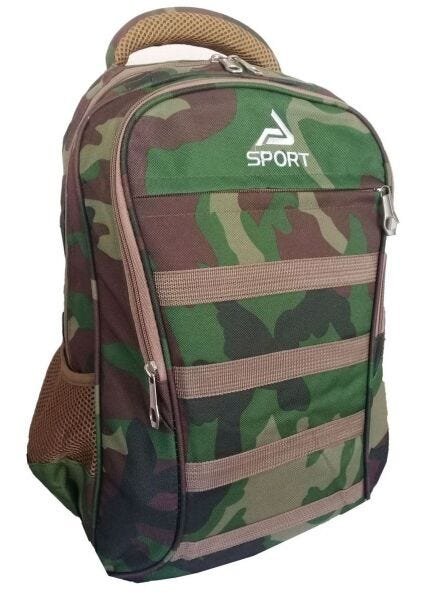 Mochila Camuflada Tática Militar Exercito Escolar Reforçada 29l - Verde escuro - Camuflada - 1