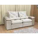 Ver imagem 5 de Sofá Retrátil Reclinável 1,80 M Bege 511 Zuqui Plus