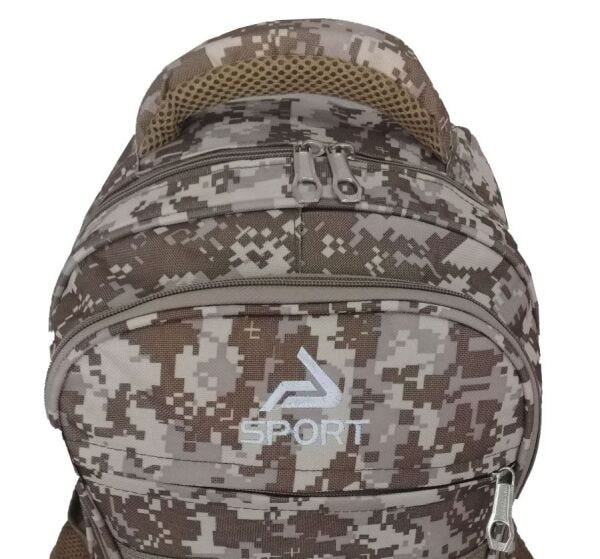 Mochila Camuflada Tática Militar Exercito Escolar Reforçada 29l - Creme - Camuflada - 4