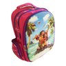 Mochila Menina Infantil Moana Alto Relevo 3d - Rosa - 2