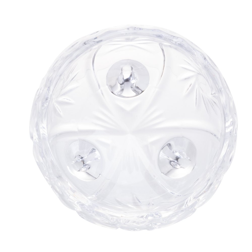 Mini Bowl de Cristal C/Pé Prima Transparente 8cm Lyor - 4