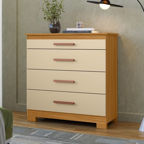 Cômoda 90cm 4 Gavetas - Ssx Multicoisas