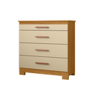 Ver imagem 2 de Cômoda 90cm 4 Gavetas - Ssx Multicoisas