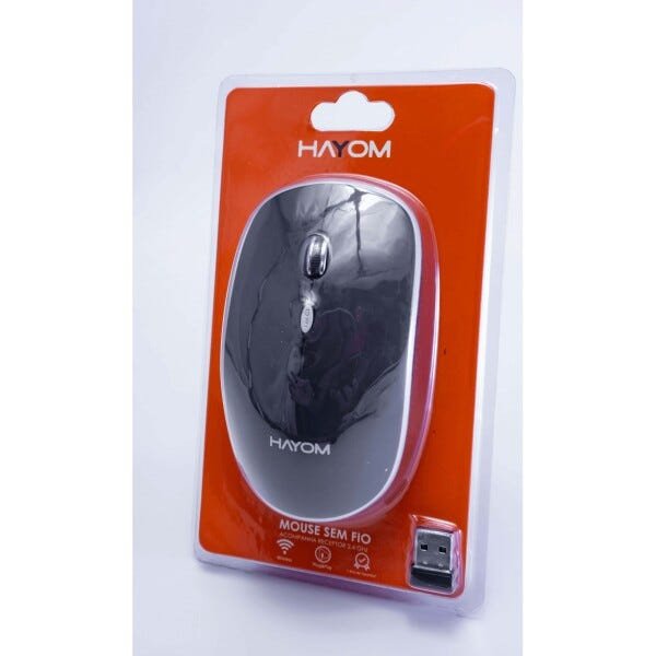 Mouse Sem Fio Wireless Hayom MU-2913 1600DPI USB 2,4Ghz - 4