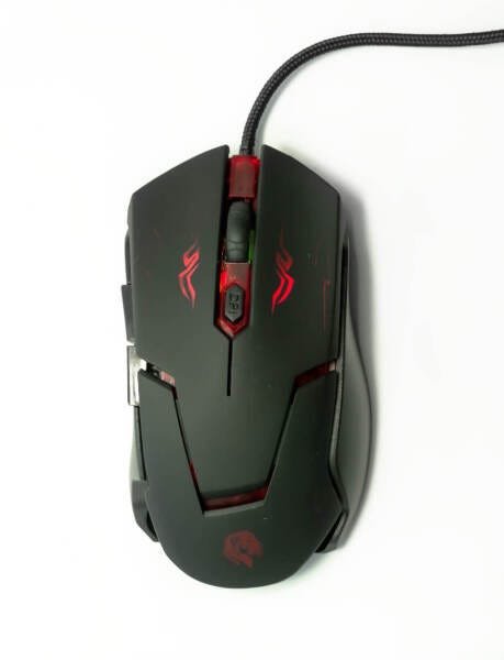 Mouse Gamer Hayom MU-2910 DPI 6 Botões Preto com LED