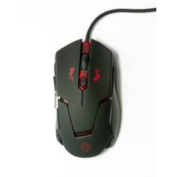 Mouse Gamer Hayom MU-2910 DPI 6 Botões Preto com LED - 1