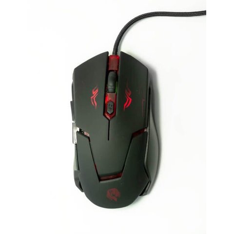 Mouse Gamer Hayom MU-2910 DPI 6 Botões Preto com LED