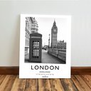 Ver imagem 5 de Kit 3 Quadro Decorativo Londres Paris New York Quarto Sala Qualidade Premium 28x20cm