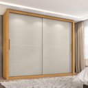 Ver imagem 6 de Guarda Roupa Casal Imperador Plus 2 Portas e Cômoda Sapateira Imperial 5 Gavetas Cinamomo Areia