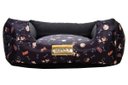 Ver imagem 1 de Cama Quadrada para Cachorro ou Gato Luppet Preto Cachorro G