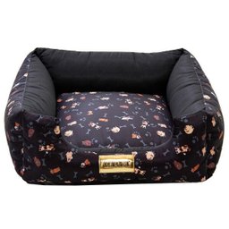 Cama Quadrada Para Cachorro Ou Gato Luppet Preto Cachorro G - 2