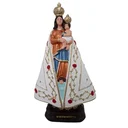 Ver imagem 1 de Imagem de Nossa Senhora de Nazaré de Borracha Inquebrável - 20 cm