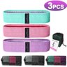 Kit 3 Faixas Elasticas De Exercicio Hip Resistance Bands - Fitness - 1