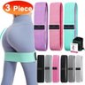Kit 3 Faixas Elasticas De Exercicio Hip Resistance Bands - Fitness - 3