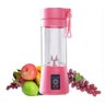 Liquidificador Portátil 390Ml Usb para Shake Vitaminas Rosa - 2