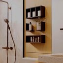 Ver imagem 2 de Kit Nichos Prateleiras Versalhes para Banheiro Decorativo Preto