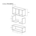 Ver imagem 5 de Kit Nichos Prateleiras Versalhes para Banheiro Decorativo Preto
