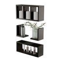Ver imagem 3 de Kit Nichos Prateleiras Versalhes para Banheiro Decorativo Preto