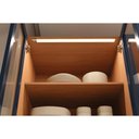 Ver imagem 3 de Cozinha Modulada Completa Ciela 5 Peças 1 Aéreo + Balcão +3paneleiros C5p52 Canela Azul Profundo
