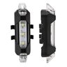 Farol Lanterna Luz De Bike Recarregável Usb Dianteira 5 Leds - 1