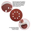 Ver imagem 4 de Kit 50 Discos Lixa Velcro Elite 125 X 22mm Grão 60