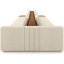 Ver imagem 6 de Sofá Ilha com Puff para Sala Living 425cm Amber M03 Linho Cru Couríssimo Whisky - Lyam Decor