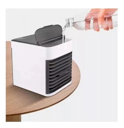Mini Climatizador Air Cooler Luminária Ventilador - 2