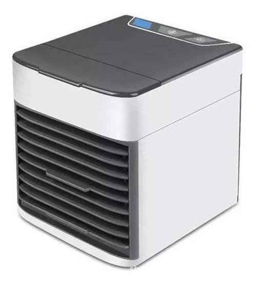 Mini Climatizador Air Cooler Luminária Ventilador
