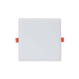 Painel De Led Blumenau Frameless Quadrado Sobrepor/Embutir 17W Bivolt 3000K Luz Amarela