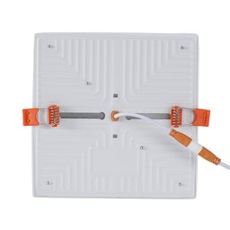 Painel De Led Blumenau Frameless Quadrado Sobrepor/Embutir 17W Bivolt 3000K Luz Amarela - 3