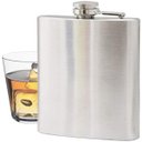 Ver imagem 2 de Cantil Bolso Porta Bebida Aço Inox Whisky Vodka Rum 200 Ml